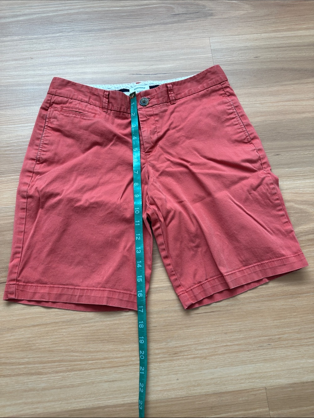 Dockers Coral Red Women's Bermuda Shorts